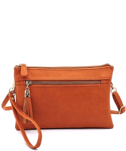 2 Compartments Messager Bag Designer  WU021 CARROT